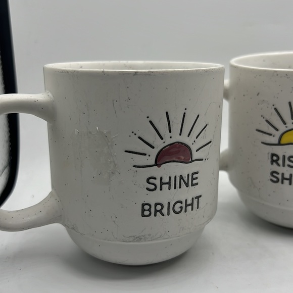 Boho Coffee Mugs Set of 3 - Picture 2 of 6